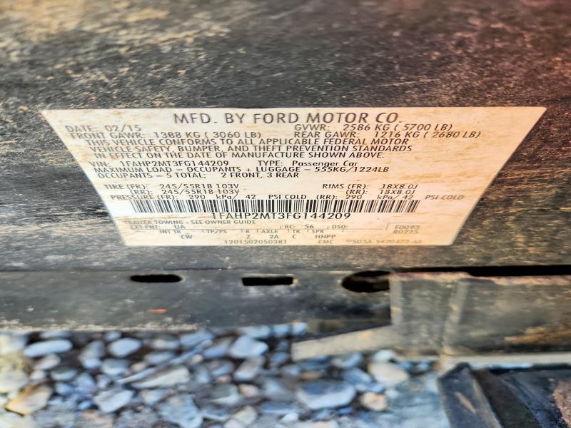 60557916 :رقم المزاد ، 1FAHP2MT3FG144209 vin ، 2015 Ford Taurus مزاد بيع