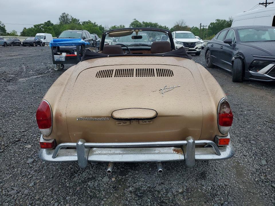 59721426 :رقم المزاد ، 1412743791 vin ، 1971 Volkswagen Karmann Ghia مزاد بيع