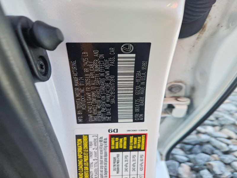Aukcja sprzedaży 2024 Lexus Es, vin: 58AJZ1B12RU173910, numer aukcji: 61050636