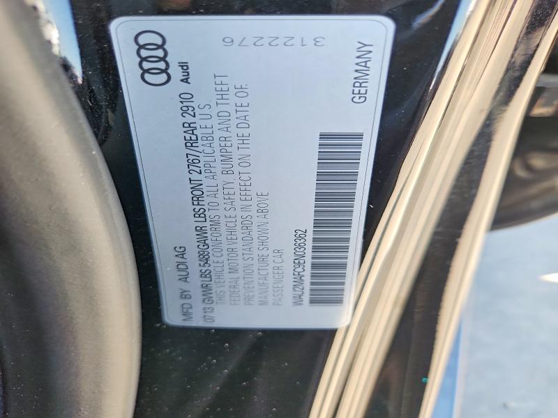 63377546 :رقم المزاد ، WAU2MAFC9EN036362 vin ، 2014 Audi A7 مزاد بيع