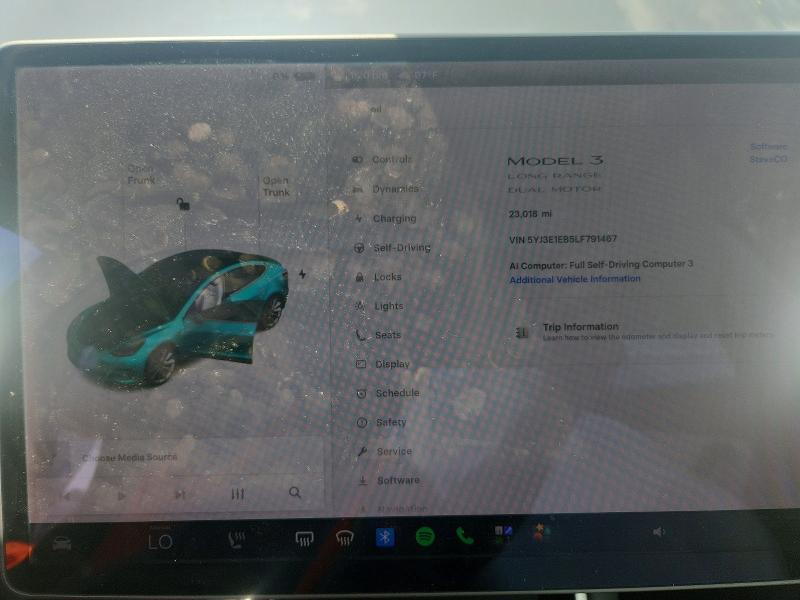 Aukcja sprzedaży 2020 Tesla Model 3, vin: 5YJ3E1EB5LF791467, numer aukcji: 61946196
