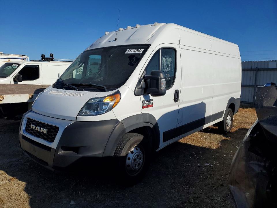 Auction sale of the 2021 Ram Promaster 2500, vin: 3C6LRVDG7ME548265, lot number: 55194796