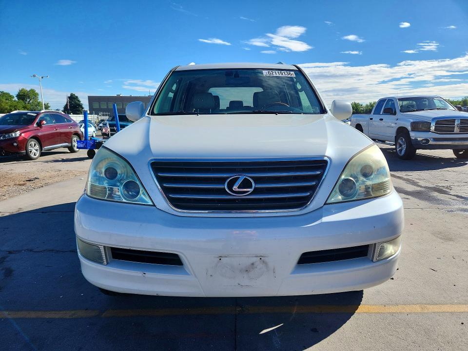 Aukcja sprzedaży 2004 Lexus Gx, vin: JTJBT20X740029135, numer aukcji: 62119136