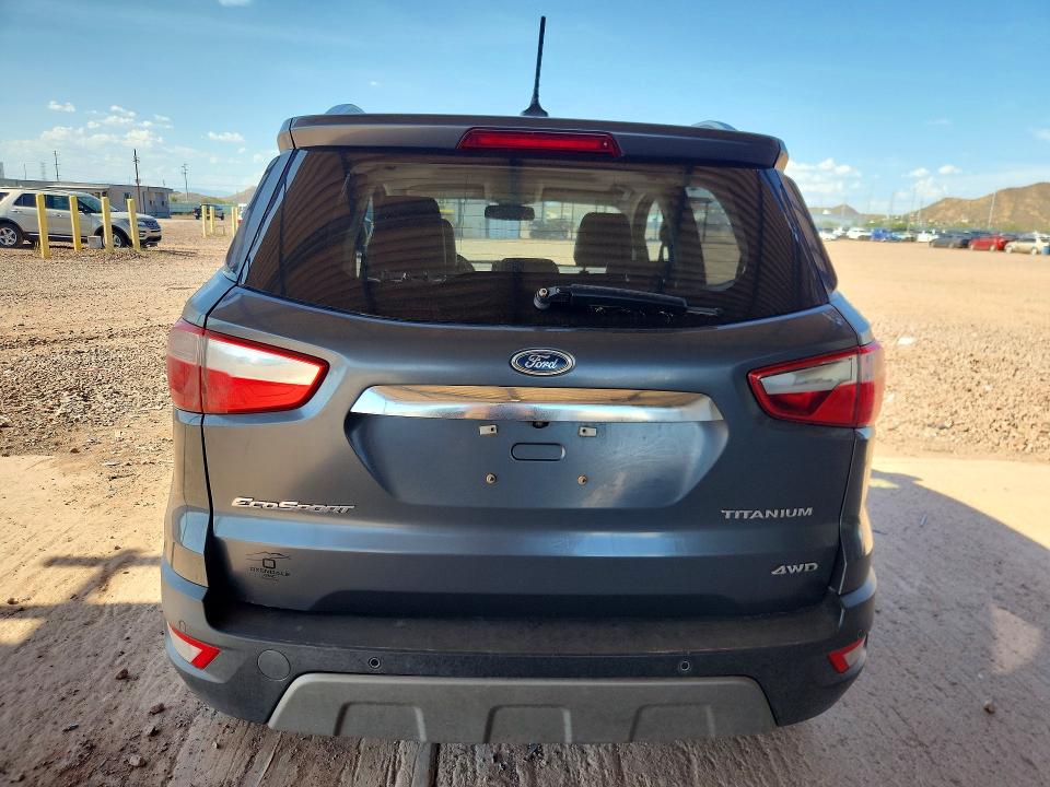 2020 Ford Ecosport მანქანა იყიდება აუქციონზე, vin: MAJ6S3KL2LC329692, აუქციონის ნომერი: 62042766