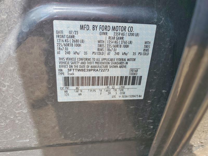 Aukcja sprzedaży 2023 Ford Maverick, vin: 3FTTW8E39PRA72273, numer aukcji: 59689886