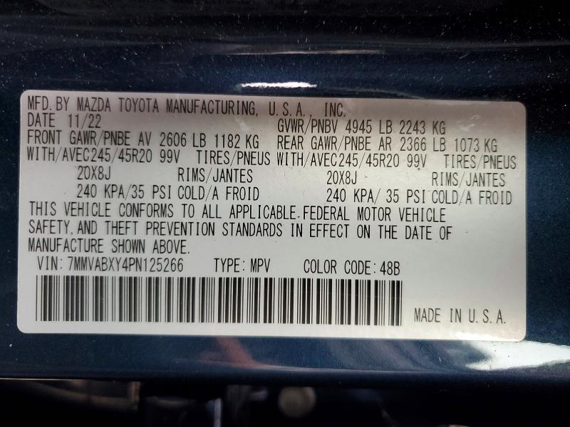 Aukcja sprzedaży 2023 Mazda Cx-50, vin: 7MMVABXY4PN125266, numer aukcji: 62862956
