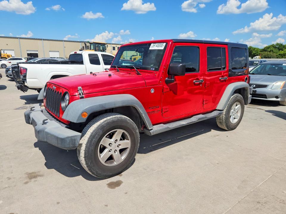 2016 Jeep Wrangler Unlimited მანქანა იყიდება აუქციონზე, vin: 1C4BJWDG5GL120255, აუქციონის ნომერი: 59146866