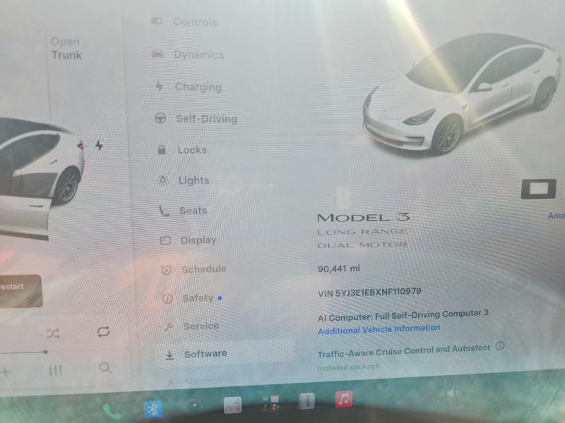 Aukcja sprzedaży 2022 Tesla Model 3, vin: 5YJ3E1EBXNF110979, numer aukcji: 61318436