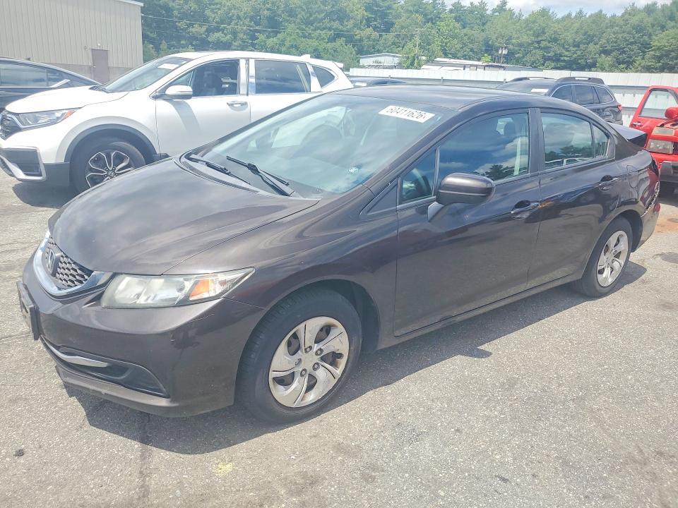 60411626 :رقم المزاد ، 2HGFB2F57EH510756 vin ، 2014 Honda Civic مزاد بيع