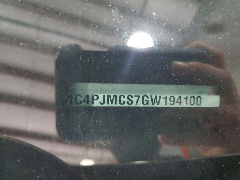 Продажа на аукционе авто 2016 Jeep Cherokee, vin: 1C4PJMCS7GW194100, номер лота: 61029226