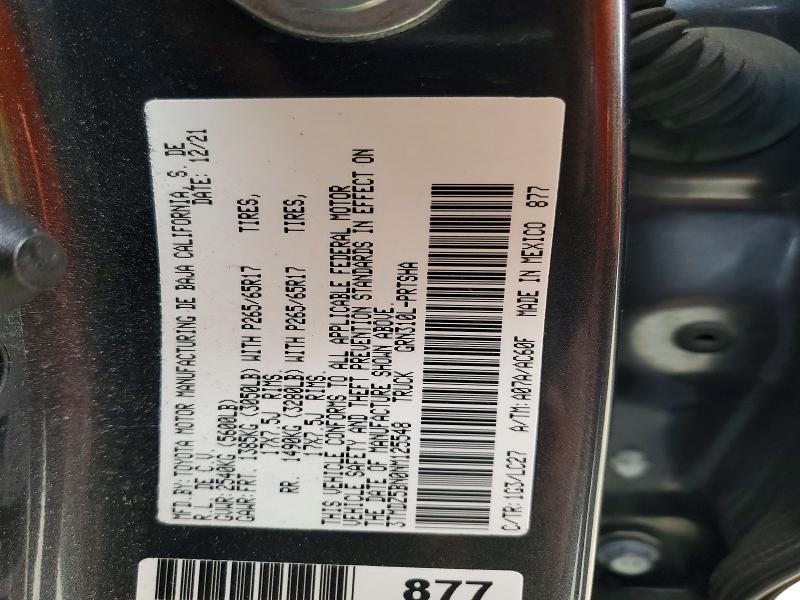 Продаж на аукціоні авто 2022 Toyota Tacoma, vin: 3TMDZ5BN0NM125548, номер лоту: 62107676