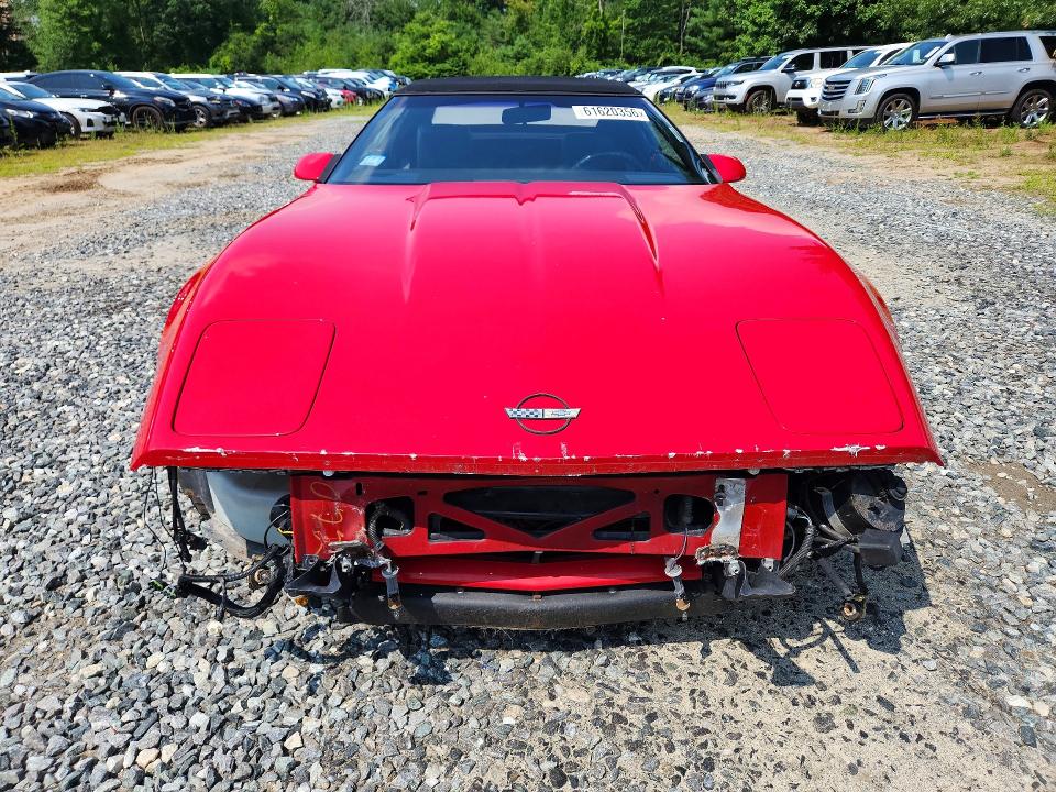 61620356 :رقم المزاد ، 1G1YY6784G5905325 vin ، 1986 Chevrolet Corvette مزاد بيع