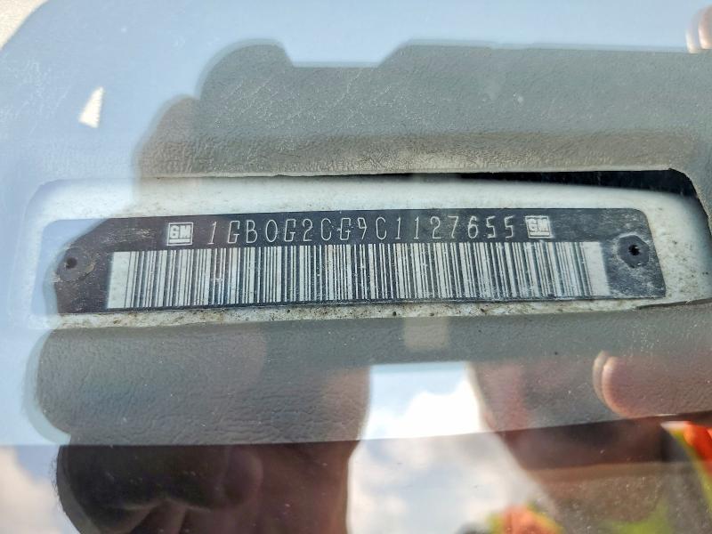 58002236 :رقم المزاد ، 1GB0G2CG9C1127655 vin ، 2012 Chevrolet Express مزاد بيع