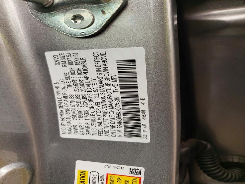 Aukcja sprzedaży 2023 Honda Cr-v, vin: 7FARS6H54PE024936, numer aukcji: 60835156
