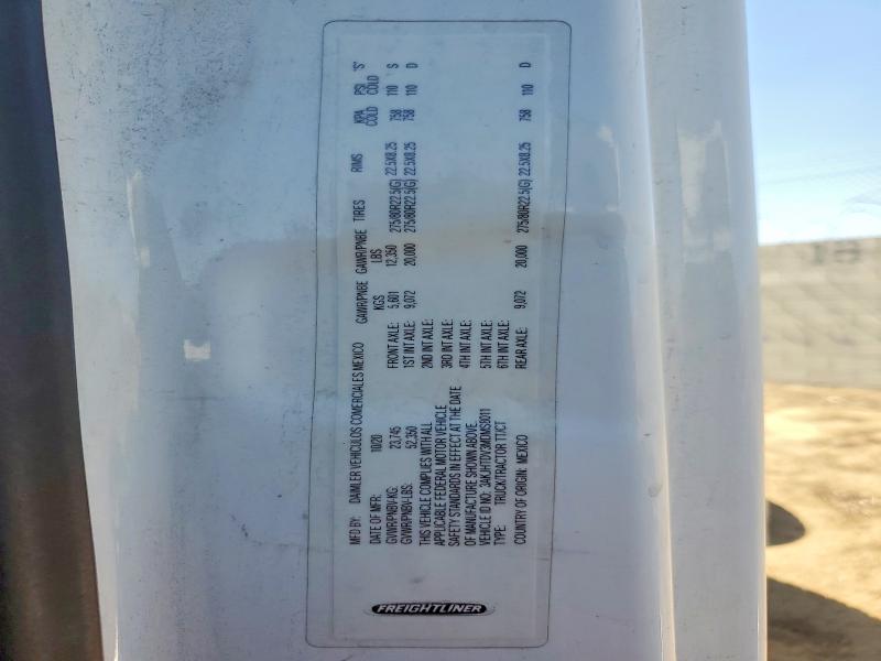 2021 Freightliner Cascadia 116 მანქანა იყიდება აუქციონზე, vin: 3AKJHTDV3MDMS8011, აუქციონის ნომერი: 62924626