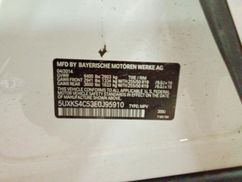 Продаж на аукціоні авто 2014 Bmw X5, vin: 5UXKS4C53E0J95910, номер лоту: 62839236