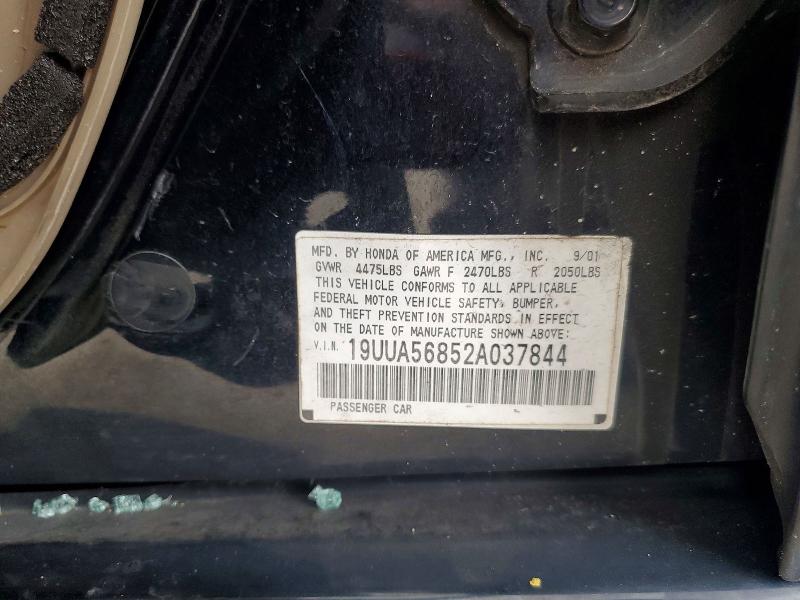 61435706 :رقم المزاد ، 19UUA56852A037844 vin ، 2002 Acura 3.2tl مزاد بيع