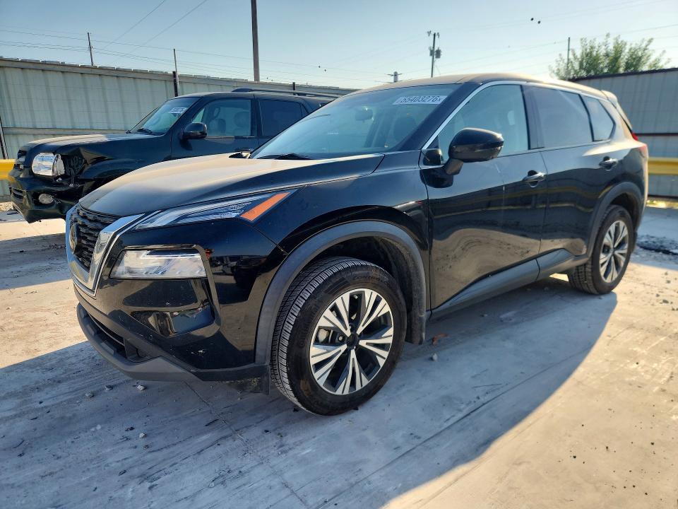 55403276 :رقم المزاد ، 5N1AT3BA5MC760850 vin ، 2021 Nissan Rogue مزاد بيع