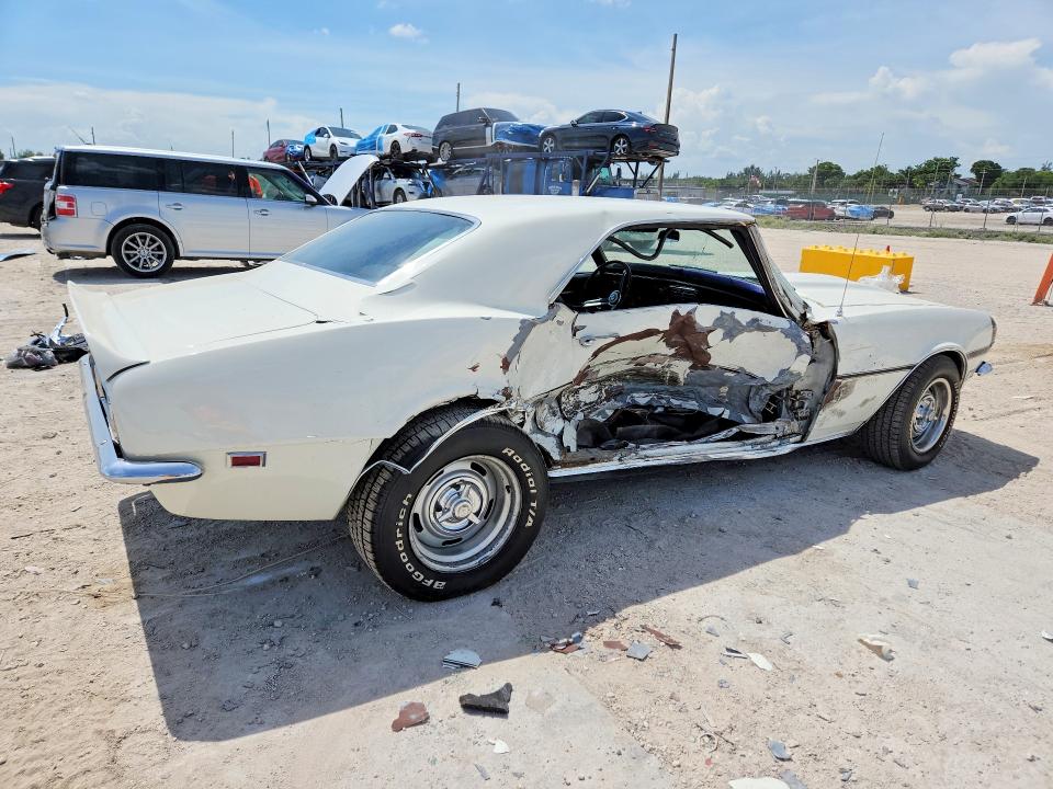 62657726 :رقم المزاد ، 124378N318534 vin ، 1968 Chevrolet Camaro مزاد بيع