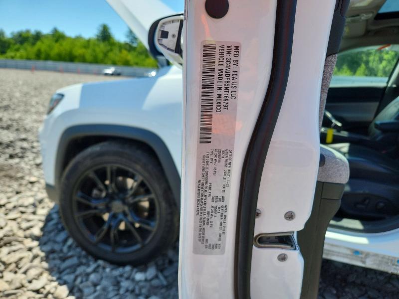 Продаж на аукціоні авто 2022 Jeep Compass, vin: 3C4NJDFB5NT169797, номер лоту: 60362346