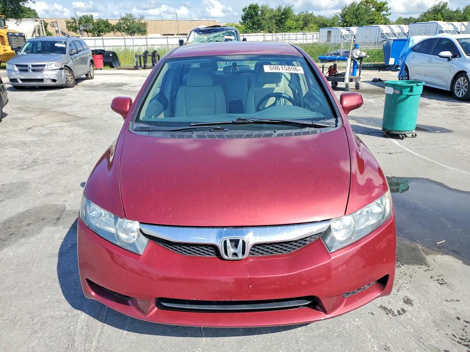 59615896 :رقم المزاد ، 2HGFA1F58AH543692 vin ، 2010 Honda Civic مزاد بيع