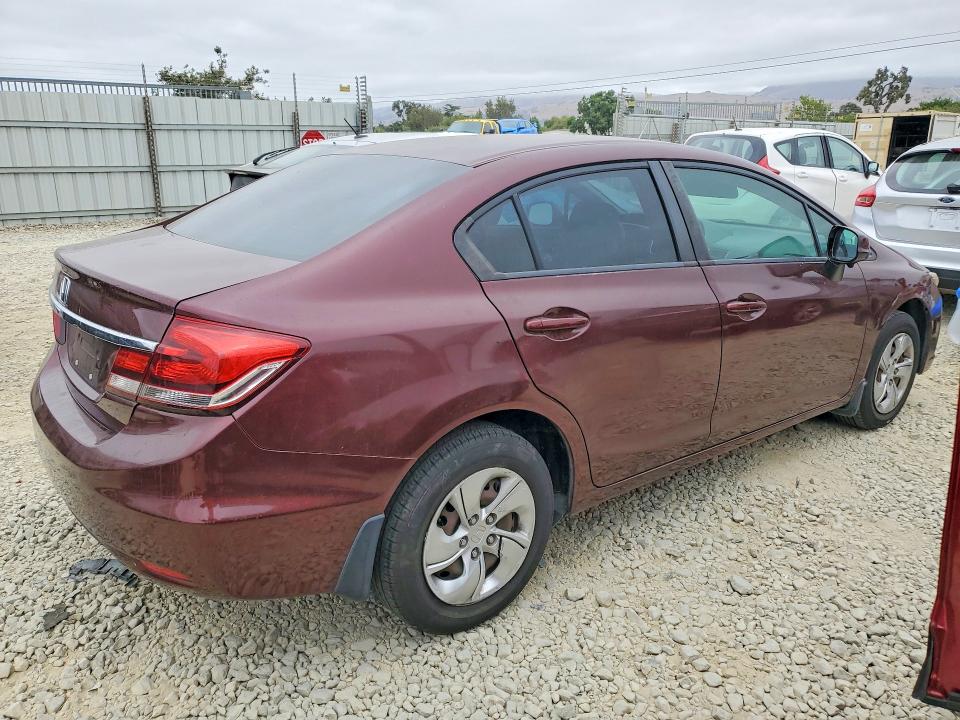 59180536 :رقم المزاد ، 19XFB2F54DE040310 vin ، 2013 Honda Civic مزاد بيع