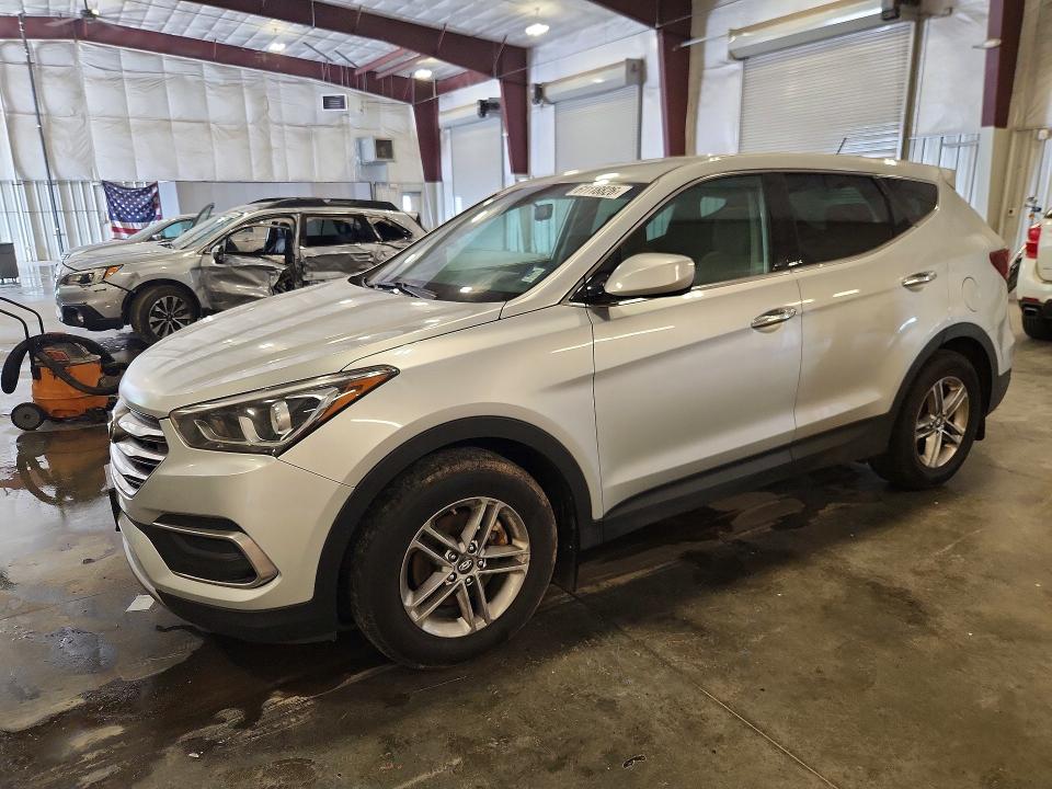 61118826 :رقم المزاد ، 5XYZTDLB7JG532330 vin ، 2018 Hyundai Santa Fe Sport مزاد بيع