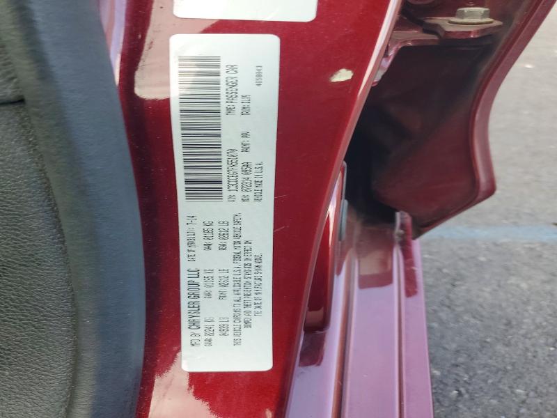 62981956 :رقم المزاد ، 1C3CCCEG7FN551070 vin ، 2015 Chrysler 200 مزاد بيع