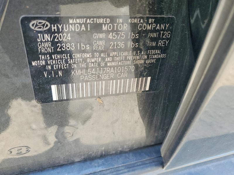Aukcja sprzedaży 2024 Hyundai Sonata Hybrid, vin: KMHL54JJ7RA101570, numer aukcji: 60969056