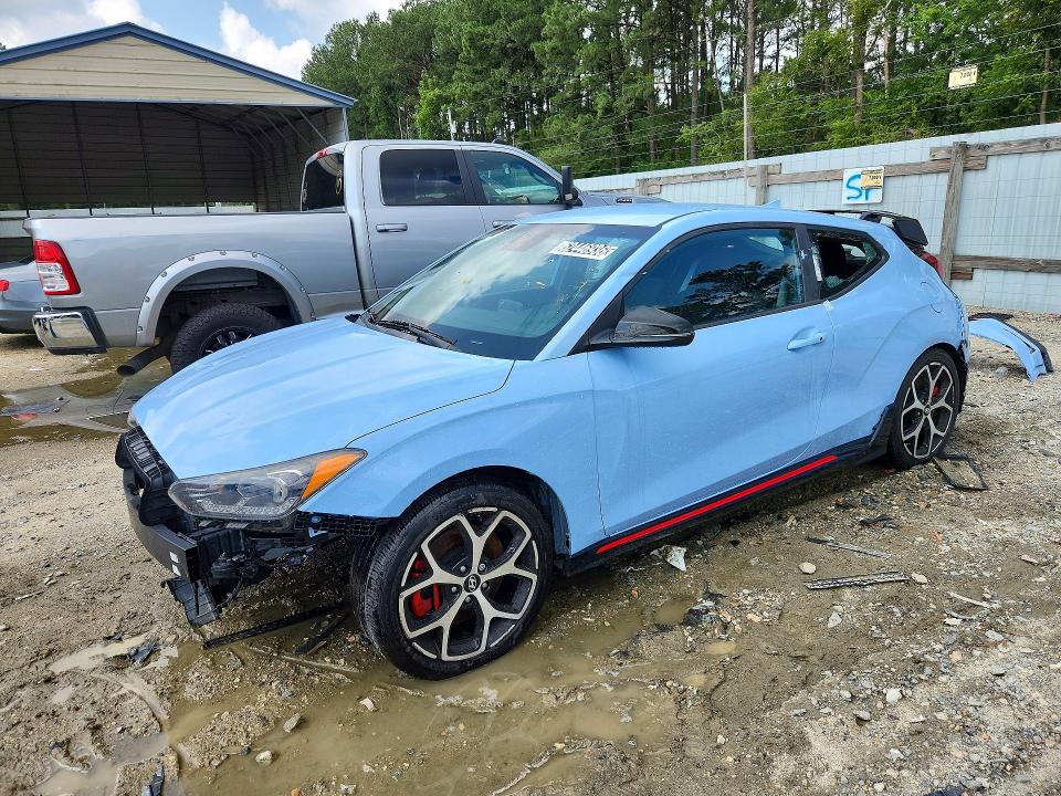 2019 Hyundai Veloster N მანქანა იყიდება აუქციონზე, vin: KMHT36AH1KU001418, აუქციონის ნომერი: 62446936