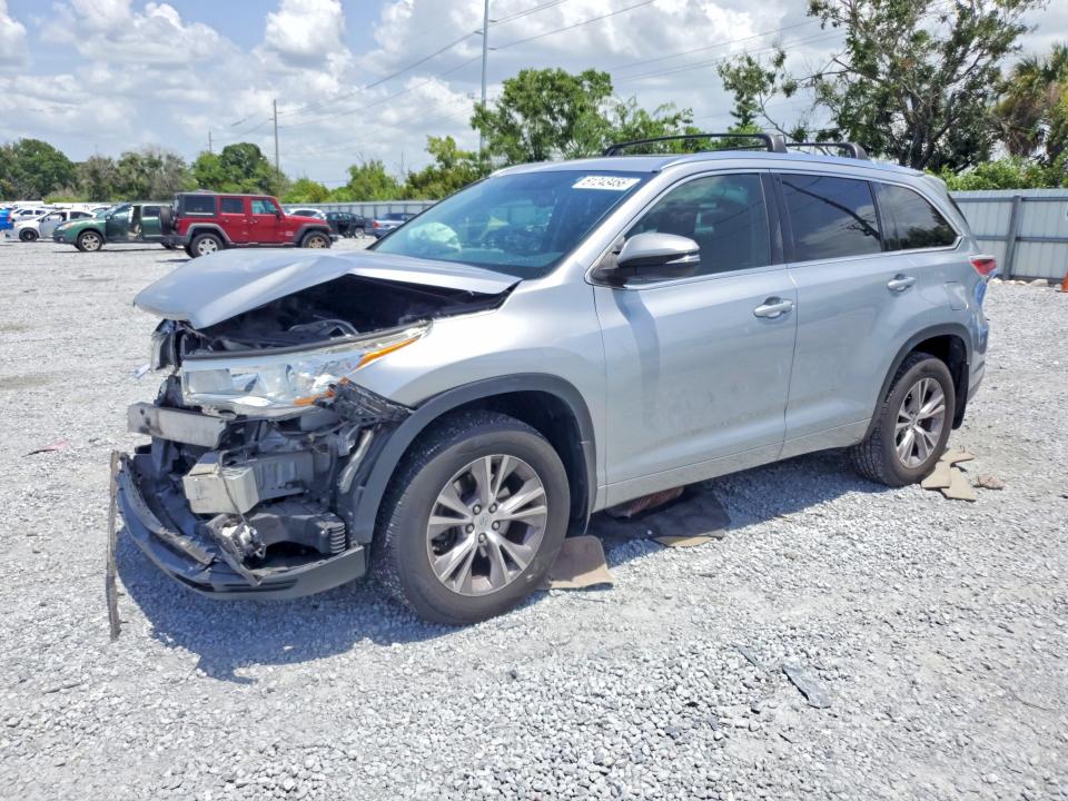 Продаж на аукціоні авто 2014 Toyota Highlander, vin: 5TDJKRFH4ES036472, номер лоту: 61243456