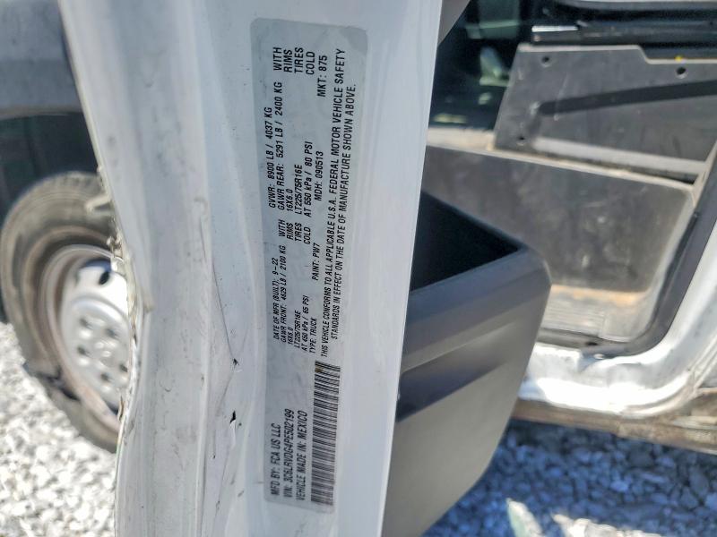 2023 Ram Promaster 2500 მანქანა იყიდება აუქციონზე, vin: 3C6LRVDG4PE502199, აუქციონის ნომერი: 63331916