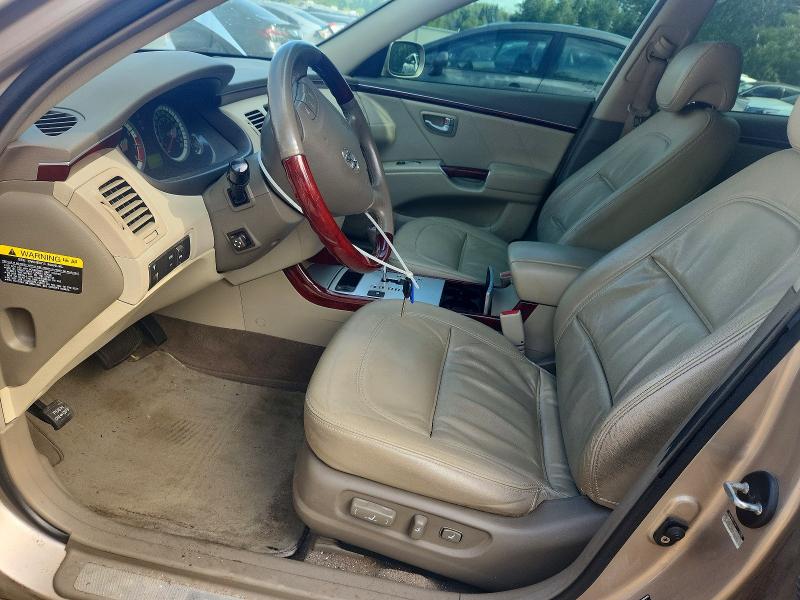 2008 Hyundai Azera მანქანა იყიდება აუქციონზე, vin: KMHFC46F58A301501, აუქციონის ნომერი: 57404026