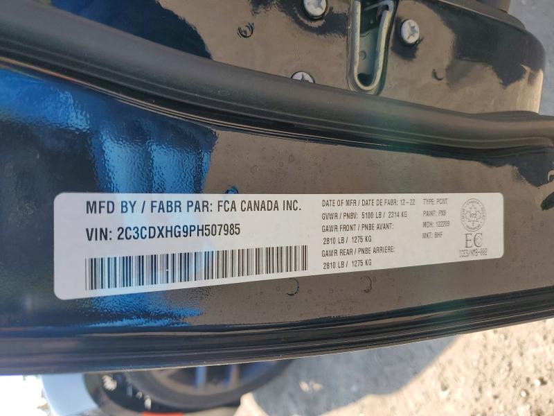 Продажа на аукционе авто 2023 Dodge Charger, vin: 2C3CDXHG9PH507985, номер лота: 63205116