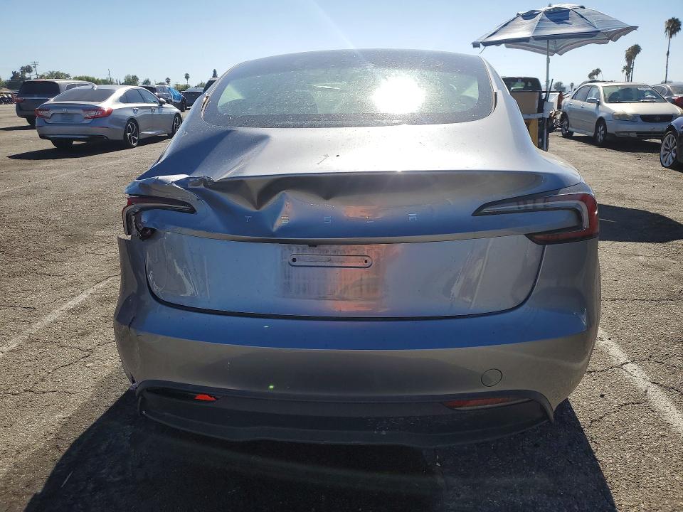 2025 Tesla Model 3 მანქანა იყიდება აუქციონზე, vin: 5YJ3E1EA7SF058536, აუქციონის ნომერი: 60259376
