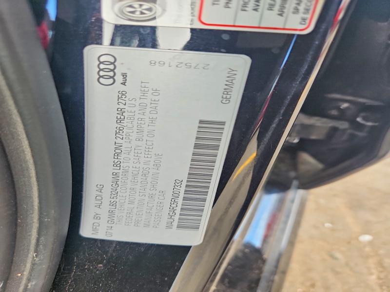 Aukcja sprzedaży 2015 Audi A6, vin: WAUHGAFC5FN007332, numer aukcji: 62781546