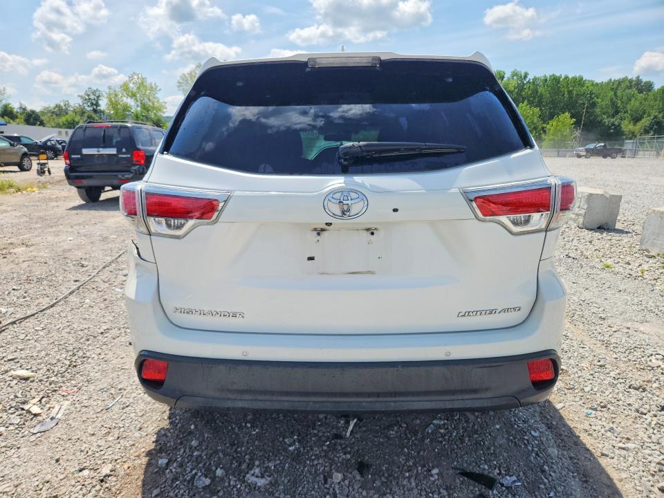 Aukcja sprzedaży 2016 Toyota Highlander, vin: 5TDDKRFH8GS346639, numer aukcji: 63224036