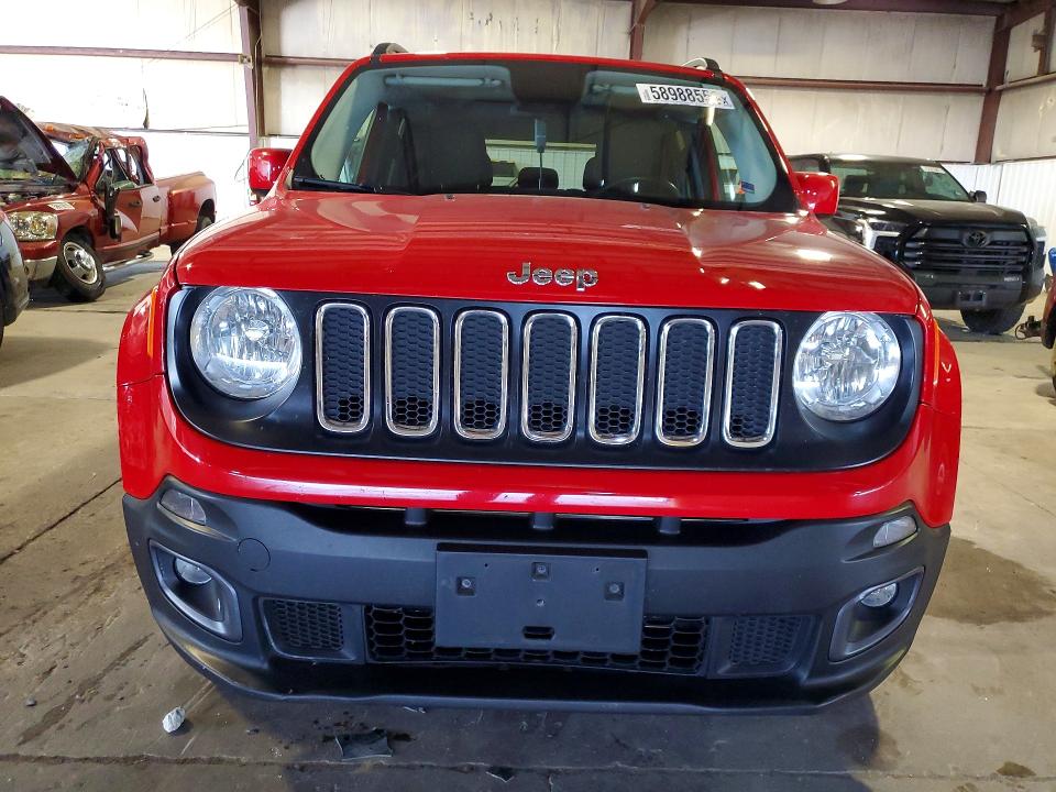 Продаж на аукціоні авто 2017 Jeep Renegade, vin: ZACCJBBB3HPF50612, номер лоту: 58988556