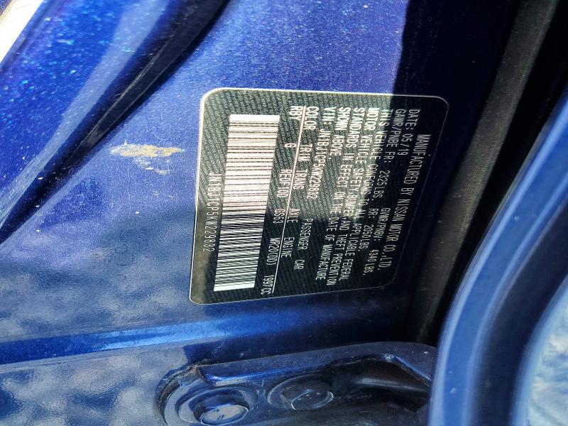 Aukcja sprzedaży 2019 Nissan Rogue Sport, vin: JN1BJ1CP5KW229832, numer aukcji: 59737746