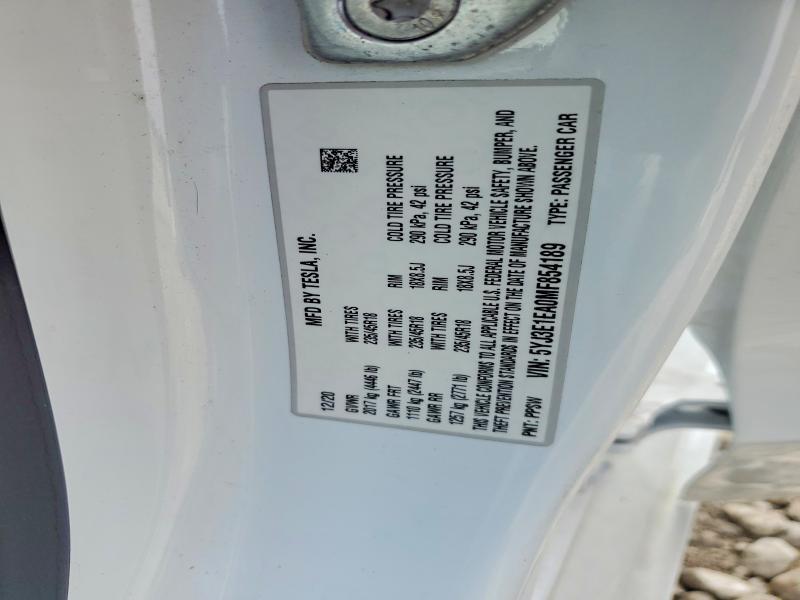 Aukcja sprzedaży 2021 Tesla Model 3, vin: 5YJ3E1EA0MF854189, numer aukcji: 61410126