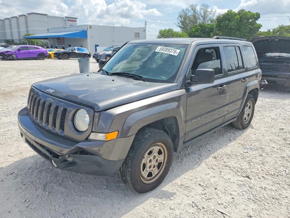 2017 Jeep Patriot მანქანა იყიდება აუქციონზე, vin: 1C4NJPBA0HD149269, აუქციონის ნომერი: 59389376