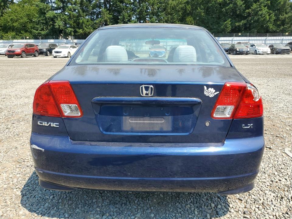 2005 Honda Civic მანქანა იყიდება აუქციონზე, vin: 2HGES16555H604835, აუქციონის ნომერი: 61427486