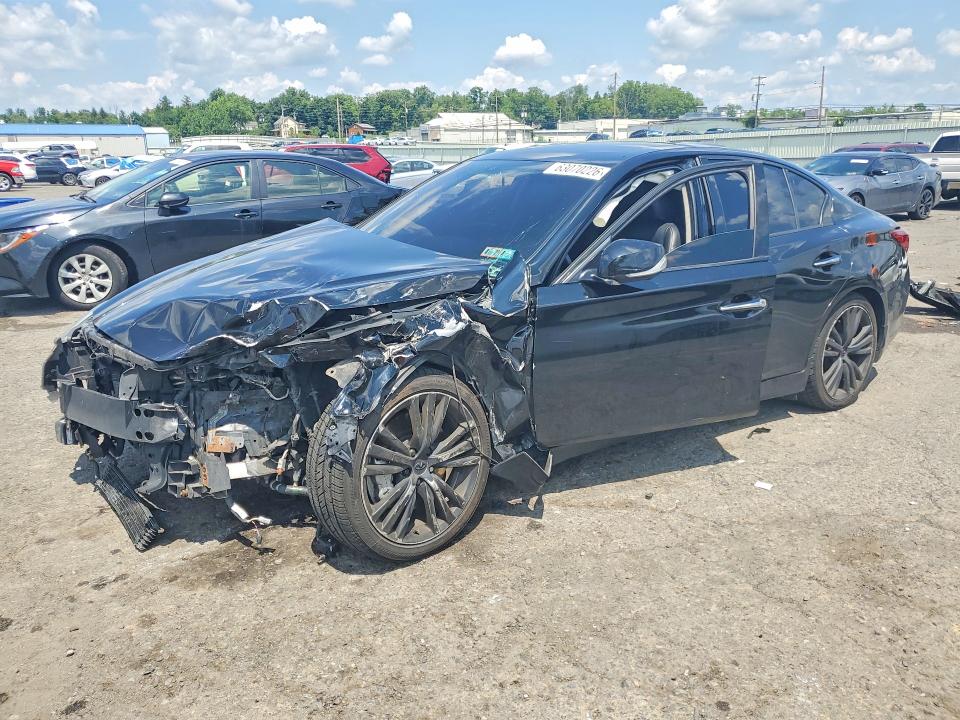 2019 Infiniti Q50 მანქანა იყიდება აუქციონზე, vin: JN1EV7AR5KM556106, აუქციონის ნომერი: 63070226