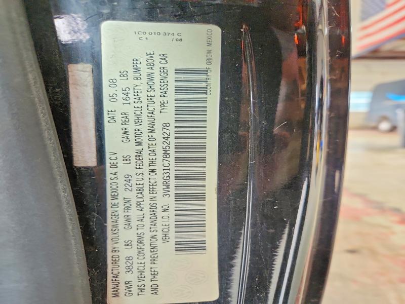 Aukcja sprzedaży 2008 Volkswagen New Beetle, vin: 3VWRG31C78M524278, numer aukcji: 61958206