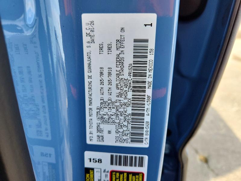 Продаж на аукціоні авто 2026 Toyota Tacoma, vin: 3TYLC5LN7TT059156, номер лоту: 61713546
