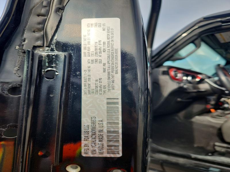 Aukcja sprzedaży 2021 Jeep Wrangler, vin: 1C4HJXCNXMW596673, numer aukcji: 60452536