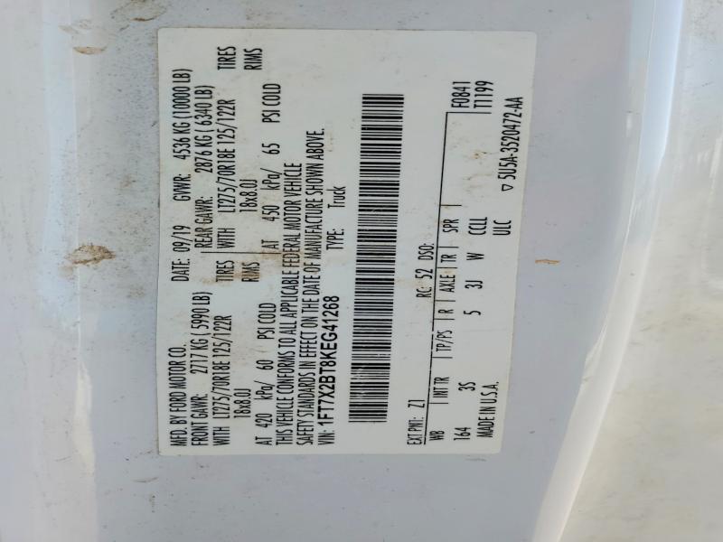 Aukcja sprzedaży 2019 Ford F250, vin: 1FT7X2BT8KEG41268, numer aukcji: 62157066