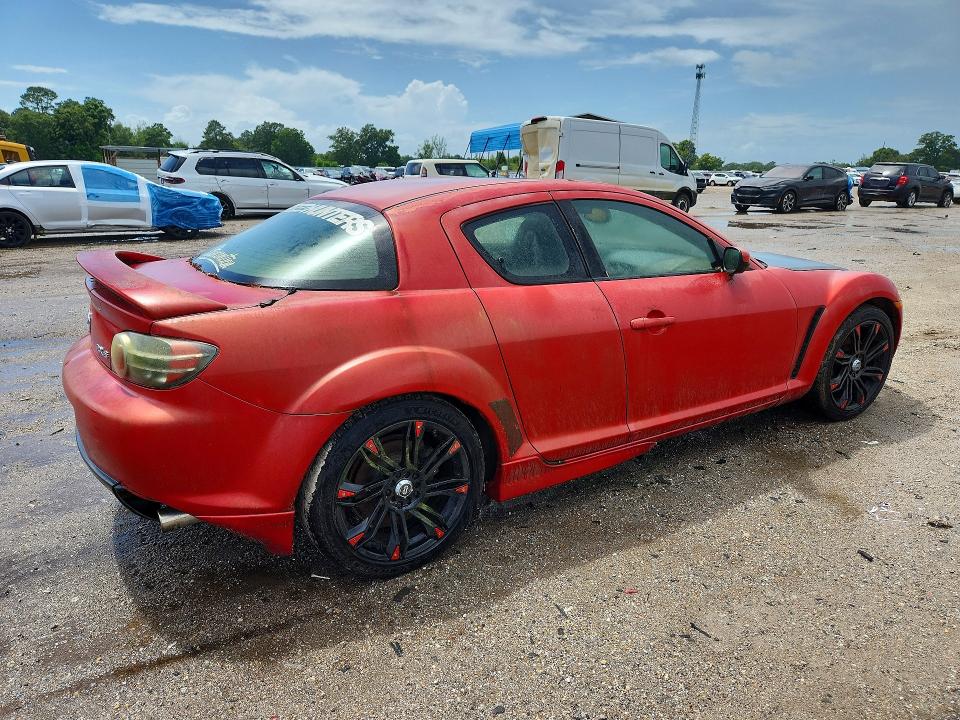 62000996 :رقم المزاد ، JM1FE173X40140175 vin ، 2004 Mazda Rx8 مزاد بيع