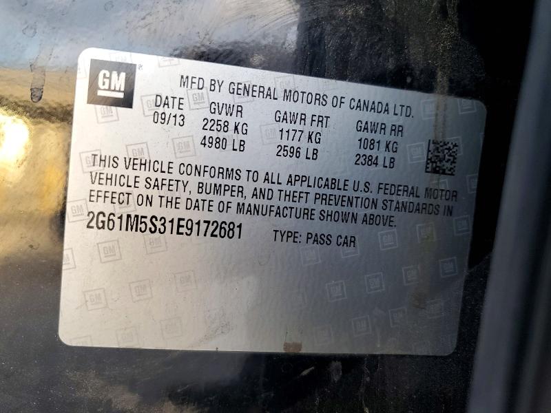 Продаж на аукціоні авто 2014 Cadillac Xts, vin: 2G61M5S31E9172681, номер лоту: 60825466