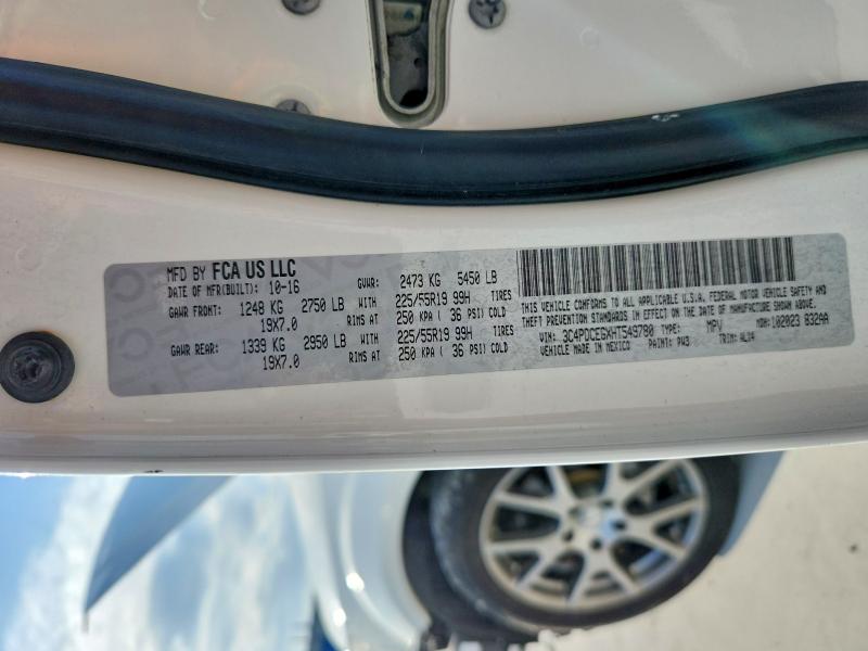 Aukcja sprzedaży 2017 Dodge Journey, vin: 3C4PDCEGXHT549780, numer aukcji: 62490806